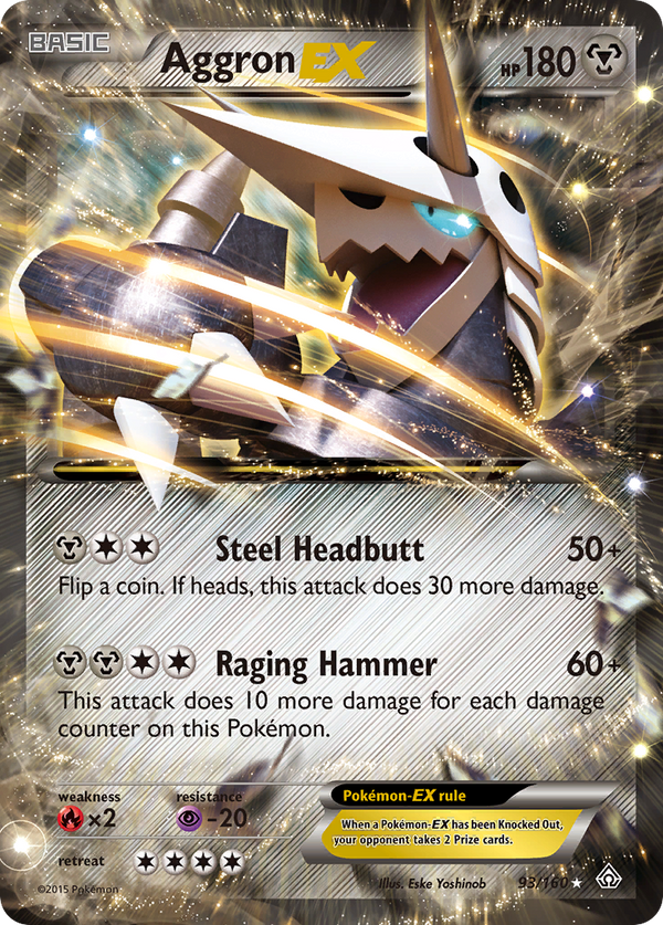 Aggron EX (93/160) [XY: Primal Clash] - Pokémon