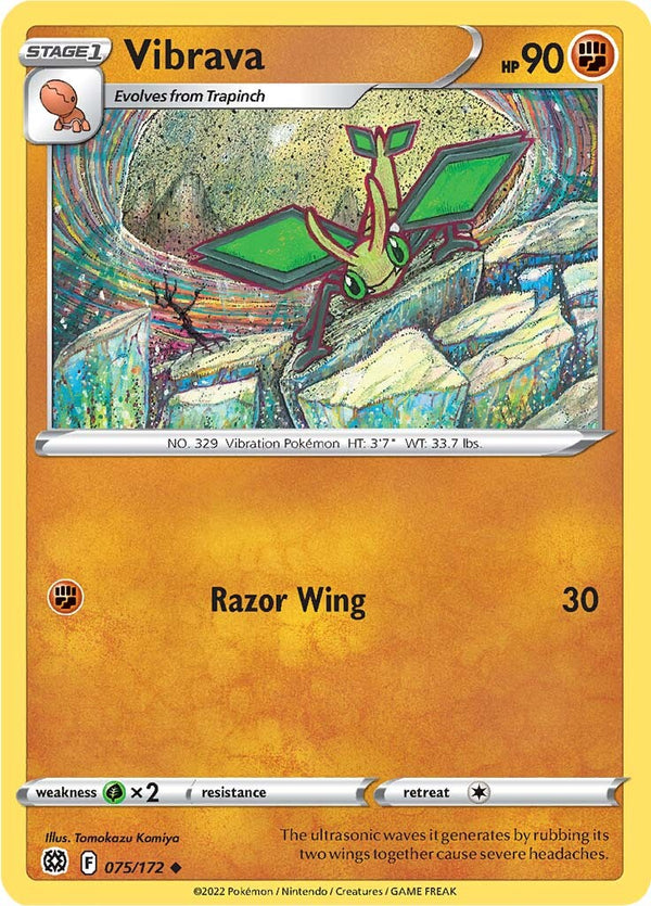 Vibrava (075/172) [Sword & Shield: Brilliant Stars] - Pokémon