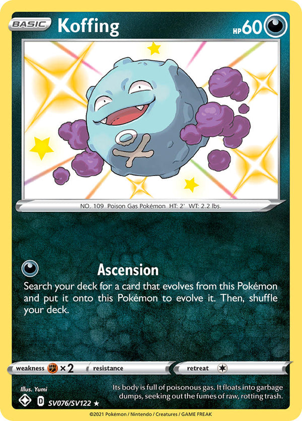 Koffing (SV076/SV122) [Sword & Shield: Shining Fates] - Pokémon