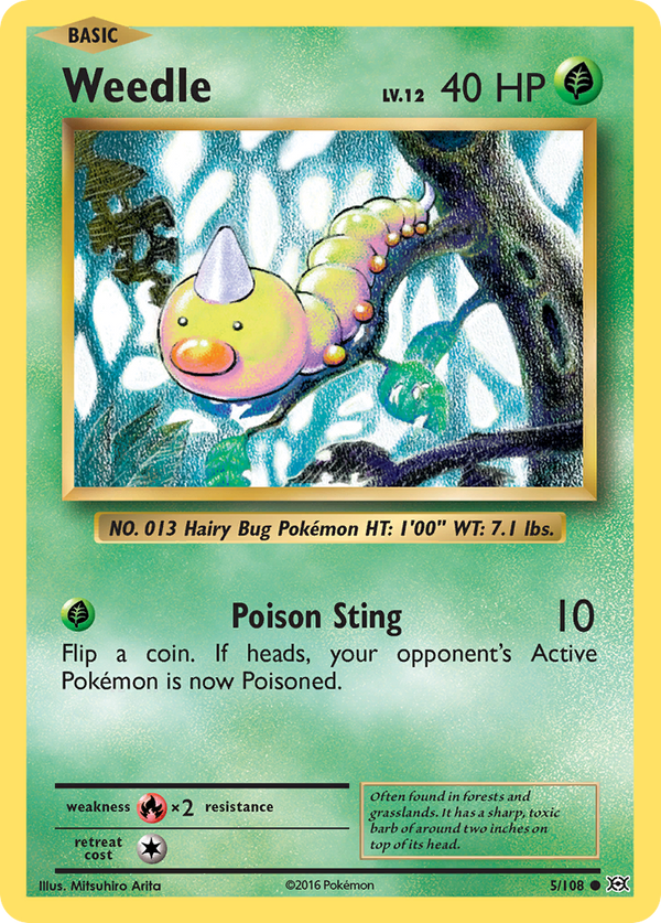 Weedle (5/108) [XY: Evolutions] - Pokémon