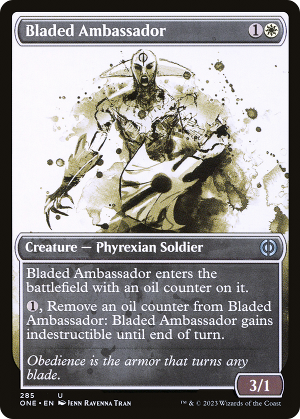 Bladed Ambassador (Showcase Ichor) [Phyrexia: All Will Be One] - Magic: The Gathering