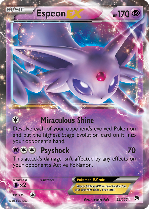Espeon EX (52/122) [XY: BREAKpoint] - Pokémon