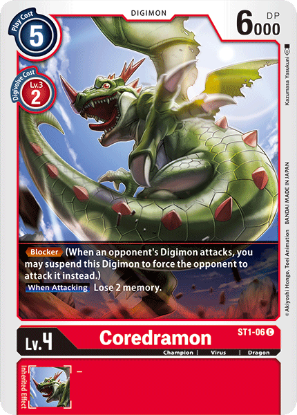 Coredramon [ST1-06] [Starter Deck: Gaia Red] - Digimon