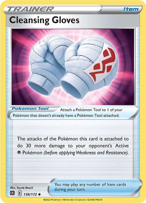 Cleansing Gloves (136/172) [Sword & Shield: Brilliant Stars] - Pokémon