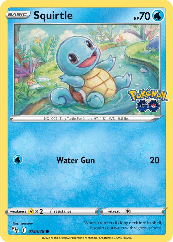 Squirtle (015/078) [Pokémon GO] - Pokémon
