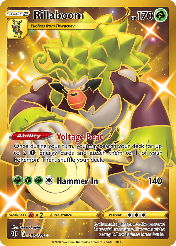 Rillaboom (197/189) [Sword & Shield: Darkness Ablaze] - Pokémon