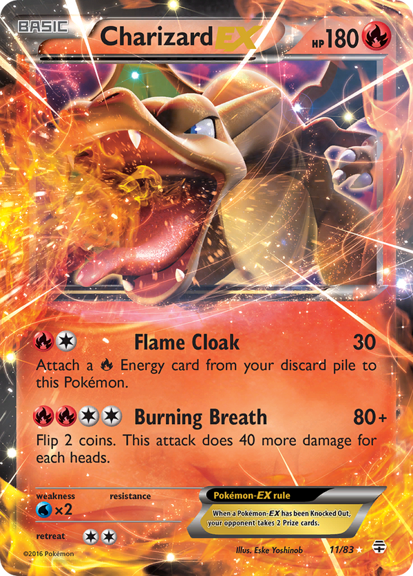 Charizard EX (11/83) [XY: Generations] - Pokémon