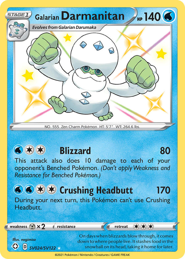 Galarian Darmanitan (SV024/SV122) [Sword & Shield: Shining Fates] - Pokémon