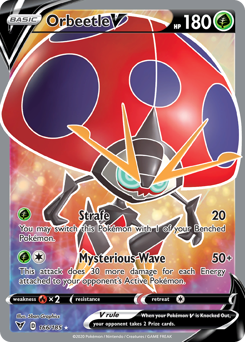 Orbeetle V (166/185) [Sword & Shield: Vivid Voltage] - Pokémon