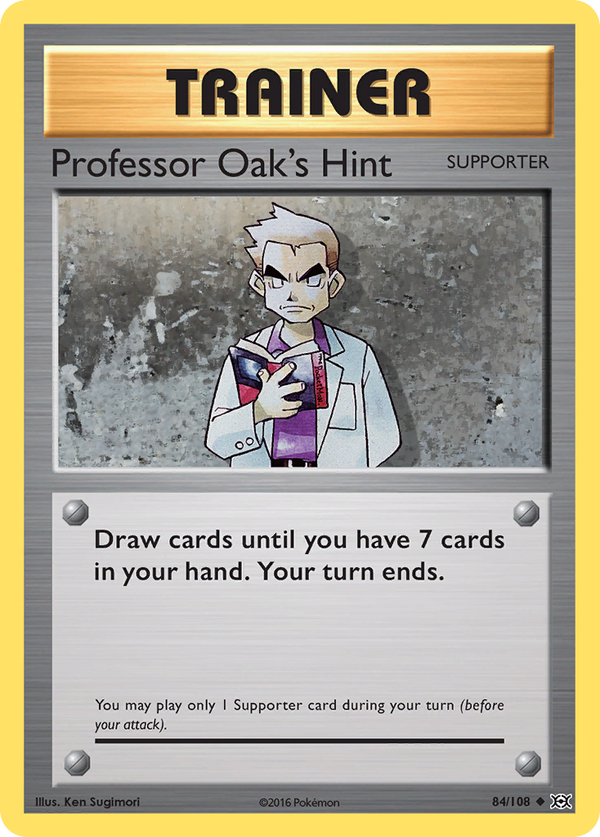Professor Oak's Hint (84/108) [XY: Evolutions] - Pokémon