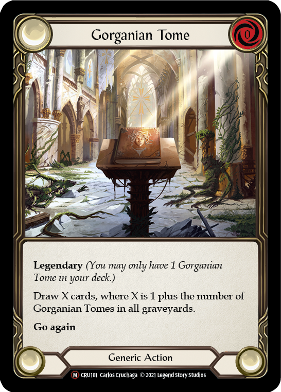 Gorganian Tome [CRU181] Unlimited Normal