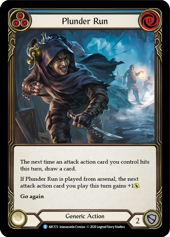 Plunder Run (Blue) [ARC172] Unlimited Rainbow Foil