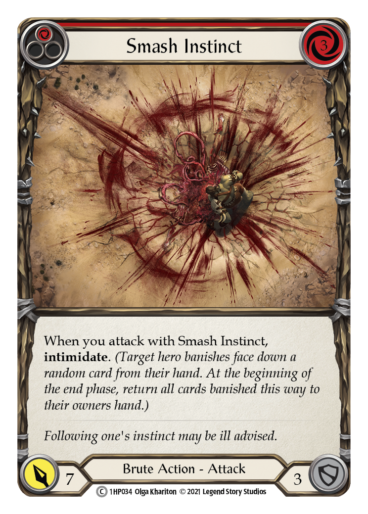 Smash Instinct (Red) [1HP034]