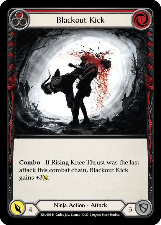 Blackout Kick (Red) [KSU009-R] 1st Edition Normal - Flesh And Blood