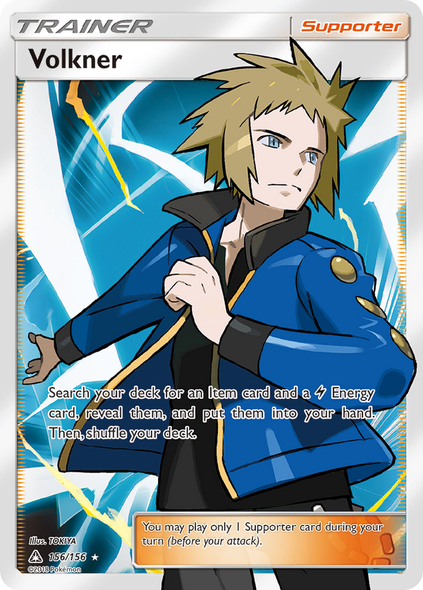 Volkner (156/156) [Sun & Moon: Ultra Prism] - Pokémon