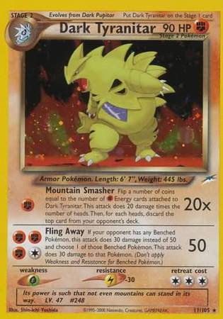 Dark Tyranitar (11/105) [Neo Destiny Unlimited] - Pokémon