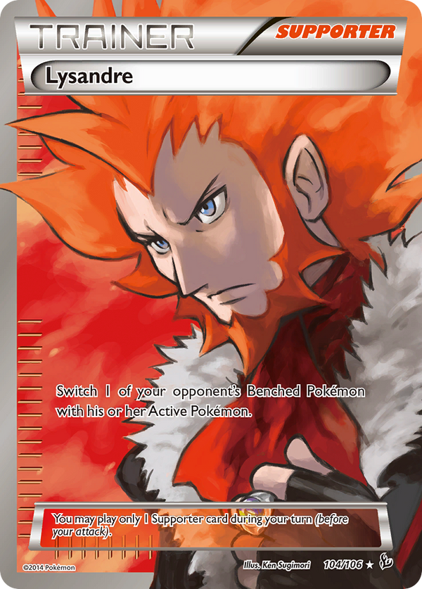 Lysandre (104/106) [XY: Flashfire] - Pokémon