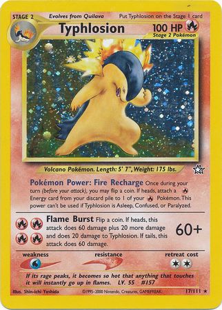 Typhlosion (17/111) [Neo Genesis Unlimited] - Pokémon