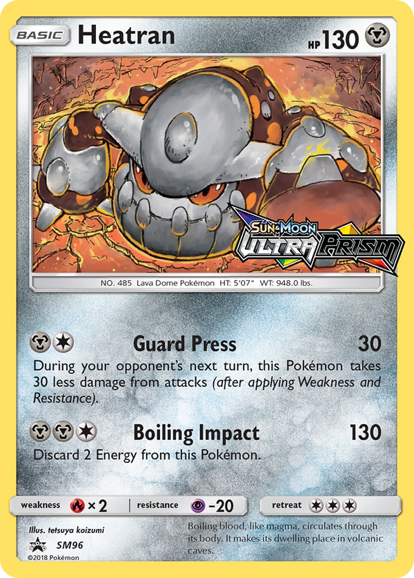 Heatran (SM96) [Sun & Moon: Black Star Promos] - Pokémon