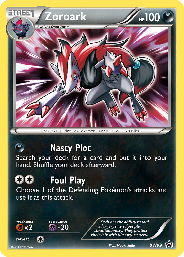 Zoroark (BW09) [Black & White: Black Star Promos]