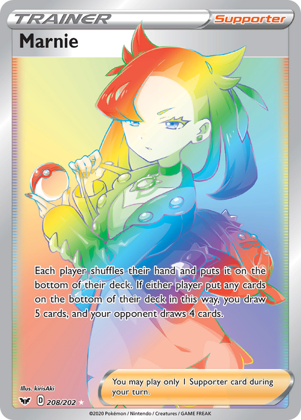 Marnie (208/202) [Sword & Shield: Base Set] - Pokémon
