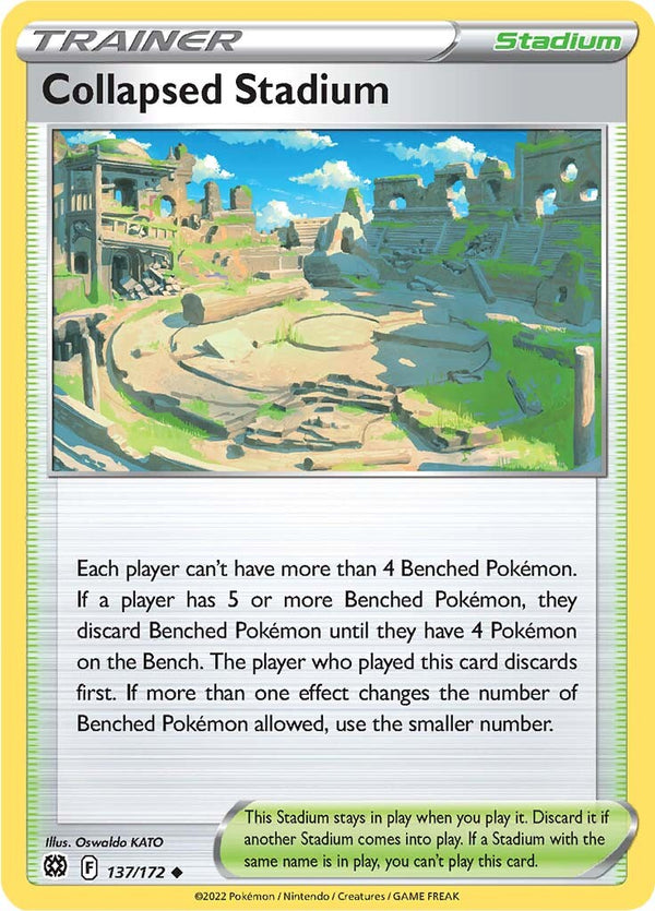 Collapsed Stadium (137/172) [Sword & Shield: Brilliant Stars] - Pokémon