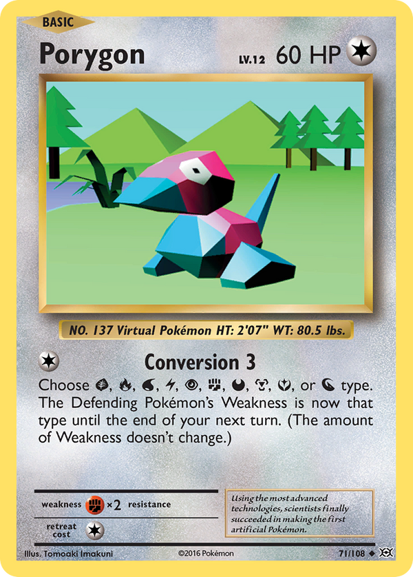 Porygon (71/108) [XY: Evolutions] - Pokémon