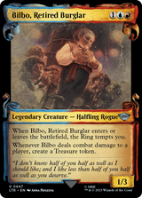 Bilbo, Retired Burglar [The Lord of the Rings: Tales of Middle-Earth Showcase Scrolls] - Magic: The Gathering