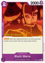 Black Maria [Super Pre-Release Starter Deck: Animal Kingdom Pirates] - Bandai