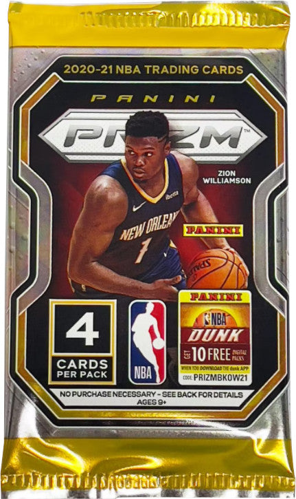 2020-21 Prizm Basketball Retail 3-Pack Hanger - Basketball