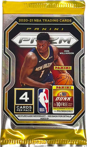 2020-21 Prizm Basketball Retail 3-Pack Hanger