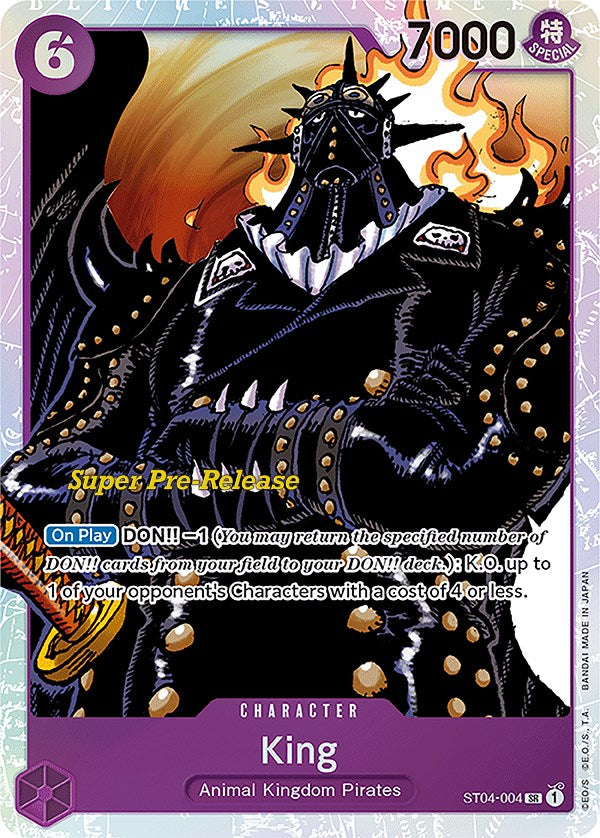 King [Super Pre-Release Starter Deck: Animal Kingdom Pirates] - Bandai