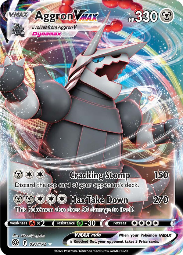 Aggron VMAX (097/172) [Sword & Shield: Brilliant Stars] - Pokémon