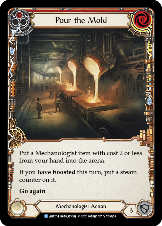 Pour the Mold (Red) [ARC014] Unlimited Rainbow Foil