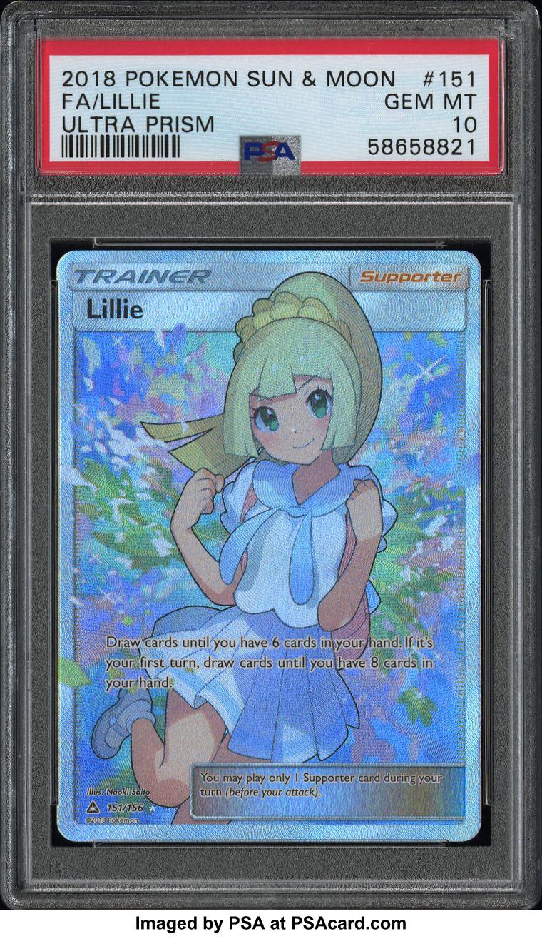 Lillie (Full Art) [SM - Ultra Prism] - GRADED - PSA GEM MT 10