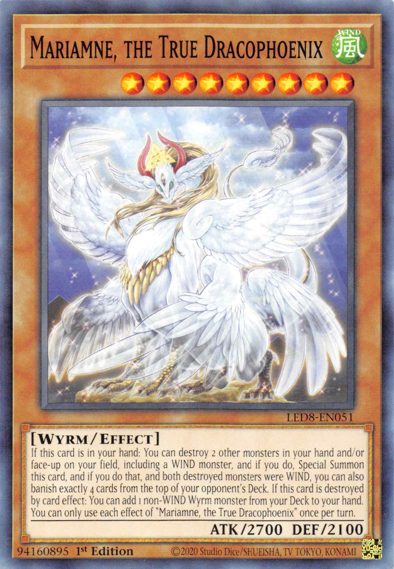 Mariamne, the True Dracophoenix [LED8-EN051] Common