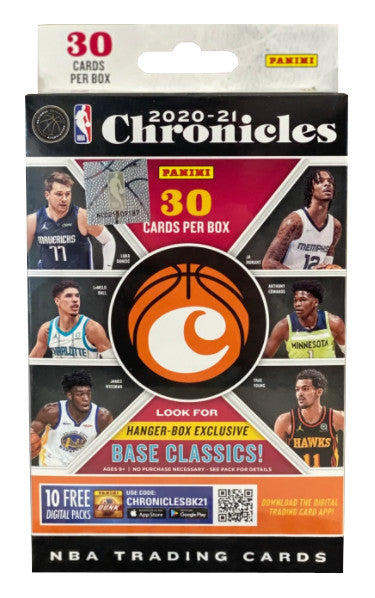 2020-21 Chronicles Basketball Hanger Box - Basketball