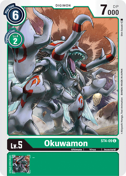 Okuwamon [ST4-09] [Starter Deck: Giga Green] - Digimon