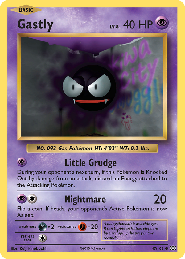 Gastly (47/108) [XY: Evolutions] - Pokémon