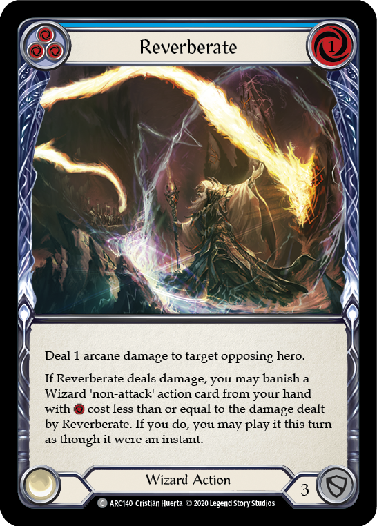Reverberate (Blue) [ARC140] Unlimited Rainbow Foil