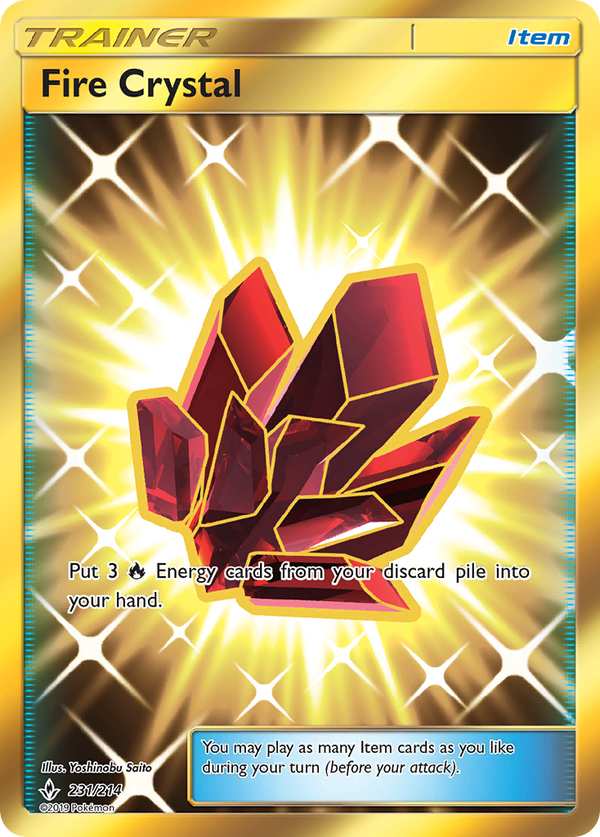 Fire Crystal (231/214) [Sun & Moon: Unbroken Bonds] - Pokémon