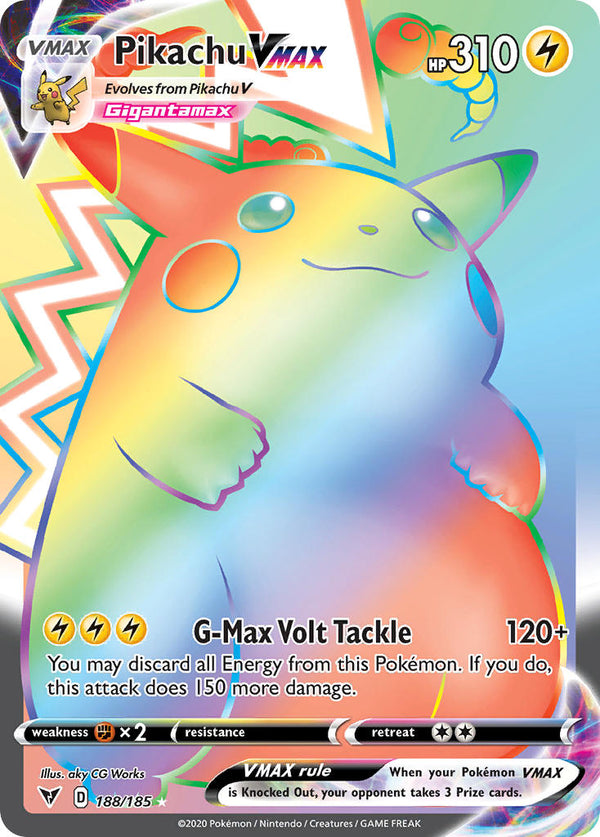 Pikachu VMAX (188/185) [Sword & Shield: Vivid Voltage] - Pokémon