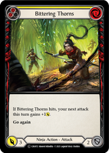Bittering Thorns (Rainbow Foil) [CRU072-RF] Unlimited Rainbow Foil - Flesh And Blood