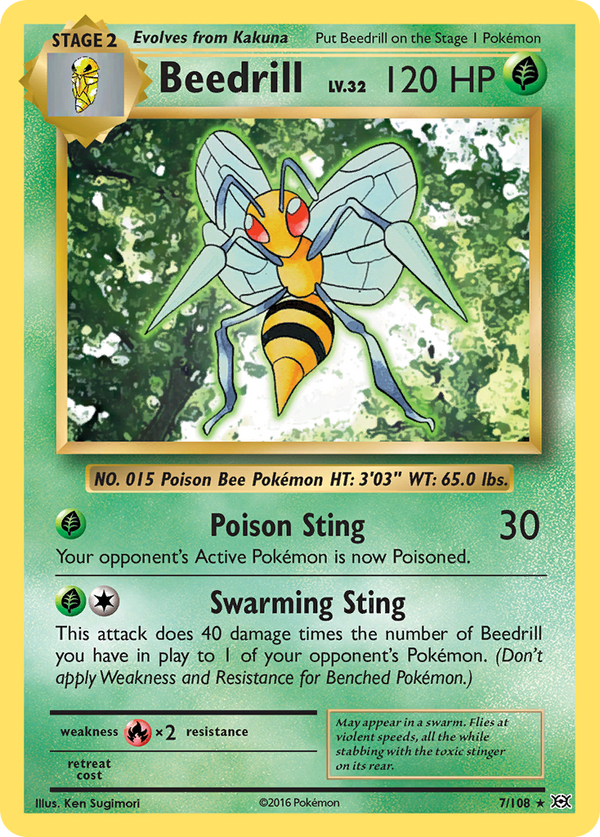 Beedrill (7/108) [XY: Evolutions] - Pokémon