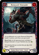 Boneyard Marauder (Blue) (Rainbow Foil) [U-MON137-RF] Unlimited Rainbow Foil