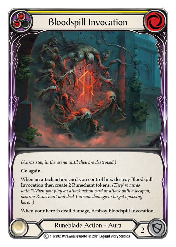 Bloodspill Invocation (Yellow) [1HP292] - Flesh And Blood