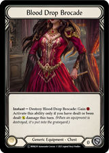 Blood Drop Brocade (Rainbow Foil) [U-MON238-RF] Unlimited Rainbow Foil - Flesh And Blood