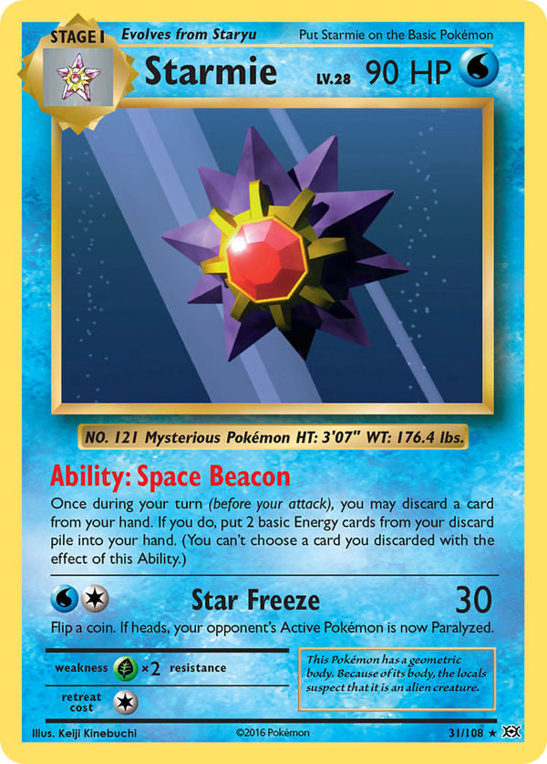 Starmie (31/108) [XY: Evolutions] - Pokémon
