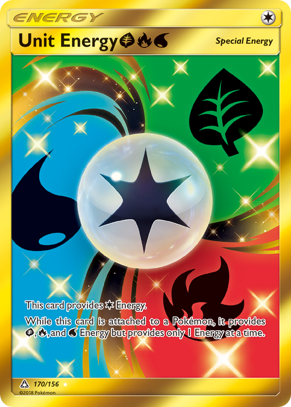 Unit Energy (170/156) (Grass, Fire, Water) [Sun & Moon: Ultra Prism] - Pokémon