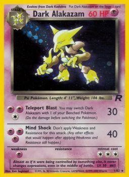 Dark Alakazam (1/82) [Team Rocket Unlimited] - Pokémon